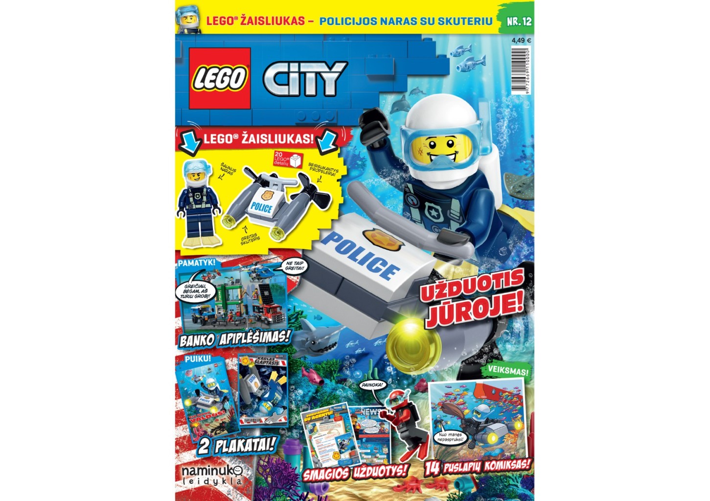 Žurnalo „LEGO City“ prenumerata (12 mėn.)   