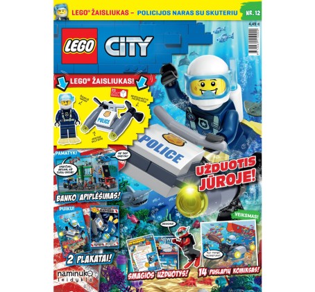 Žurnalo „LEGO City“ prenumerata (12 mėn.)