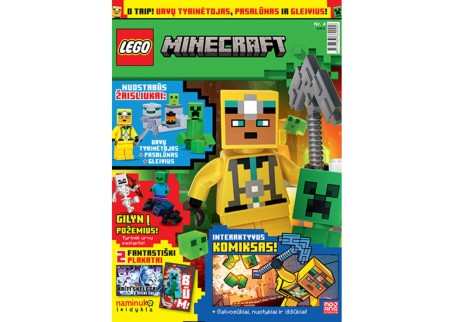 Žurnalo „LEGO Minecraft“ prenumerata (12 mėn.)