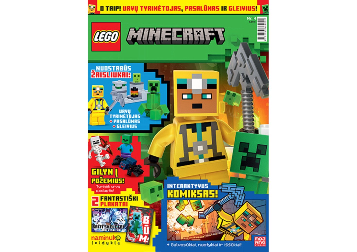 Žurnalo „LEGO Minecraft“ prenumerata (12 mėn.)