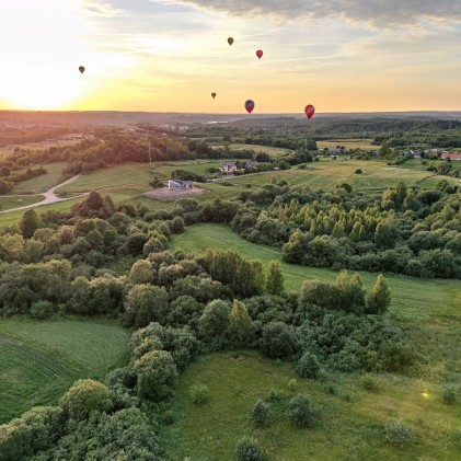 Privatus skrydis oro balionu dviem pasirinktoje vietoje