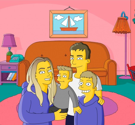 „Simpsonų“ portretas pagal Jūsų nuotrauką (3 asm. portretas visu ūgiu)