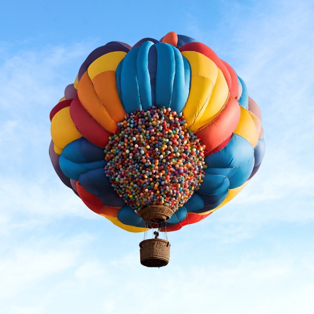 Skrydis su pasirinkto dizaino oro balionu kompanijai