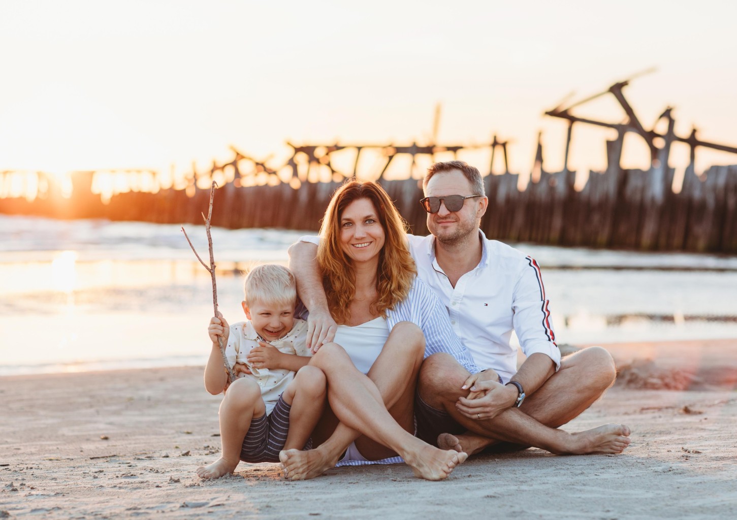Šeimos fotosesija pajūryje