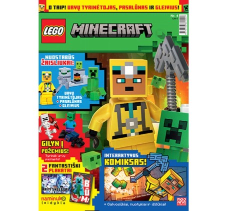 Žurnalo „LEGO Minecraft“ prenumerata (12 mėn.)