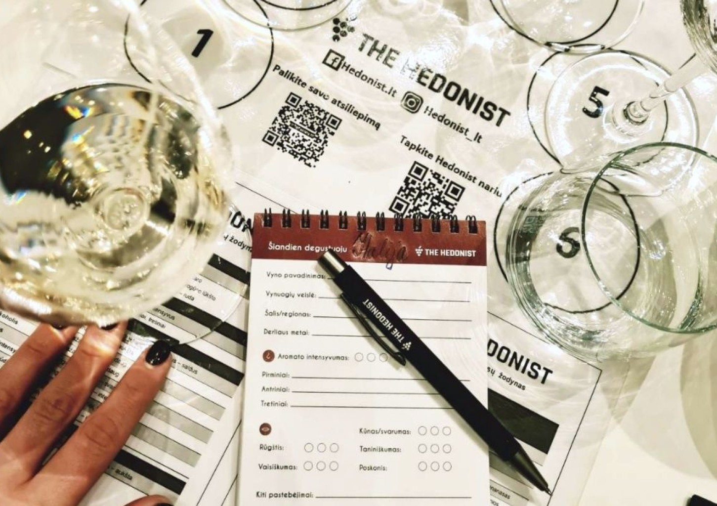 Vyno kursai „Pats sau someljė“ | 1 lygis dviem