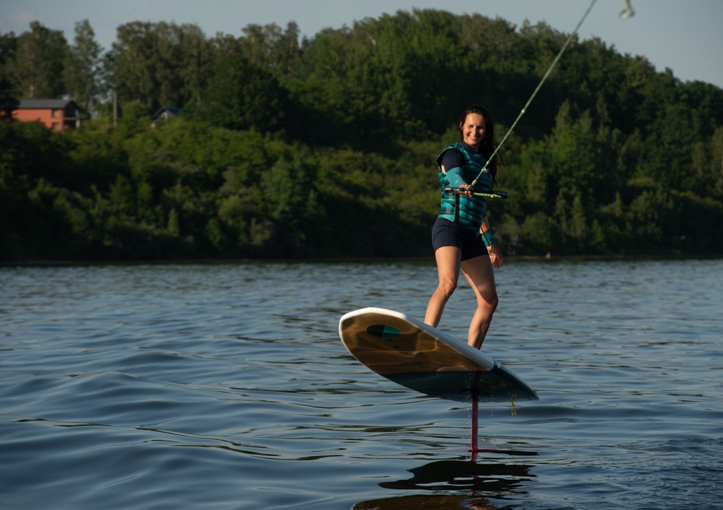 „Wakefoil“ plaukimo pamoka