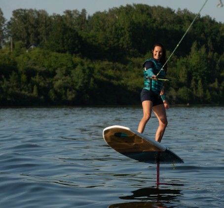 „Wakefoil“ plaukimo pamoka