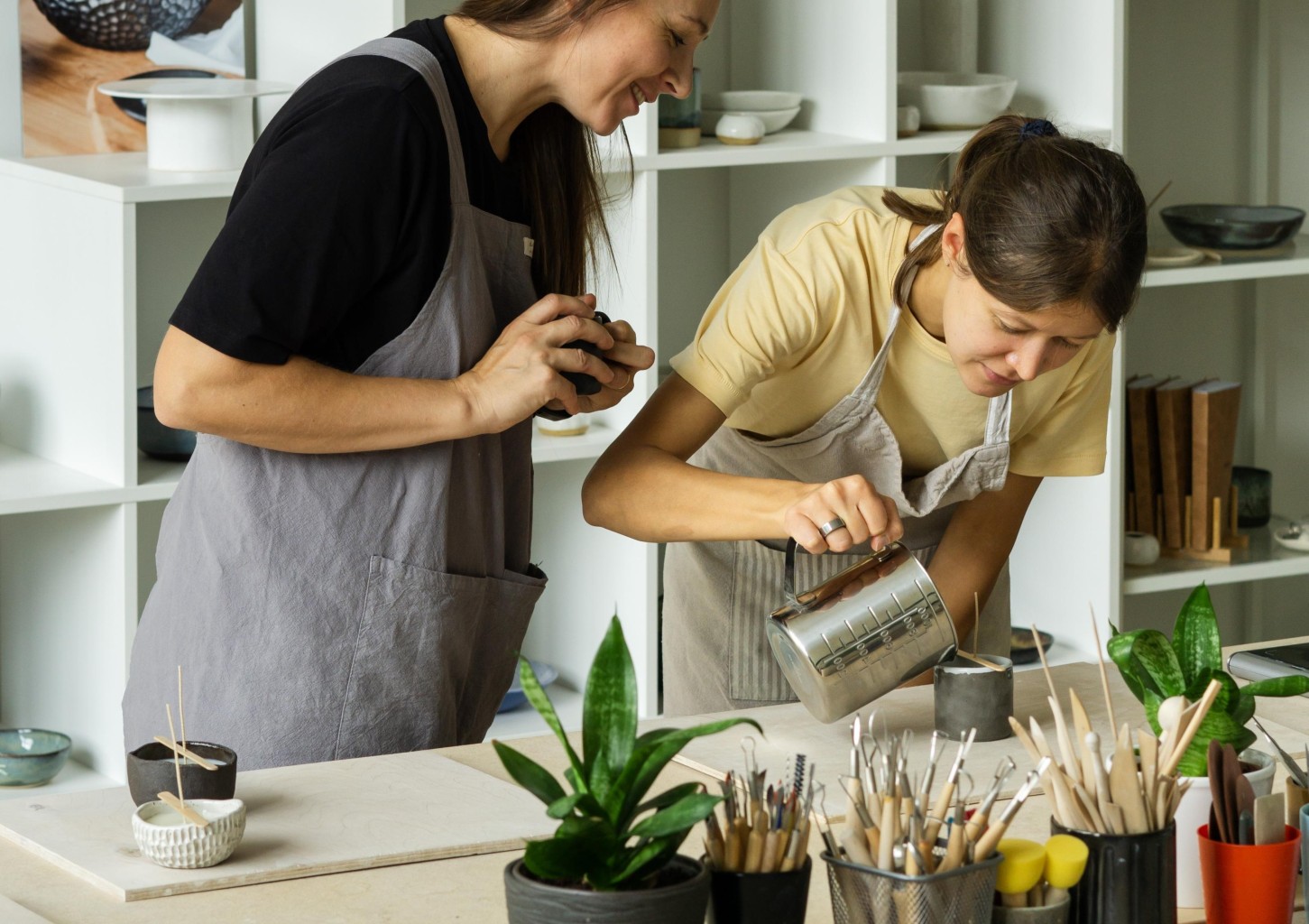 Keramikos užsiėmimas dviems (lipdymas ir dekoravimas)
