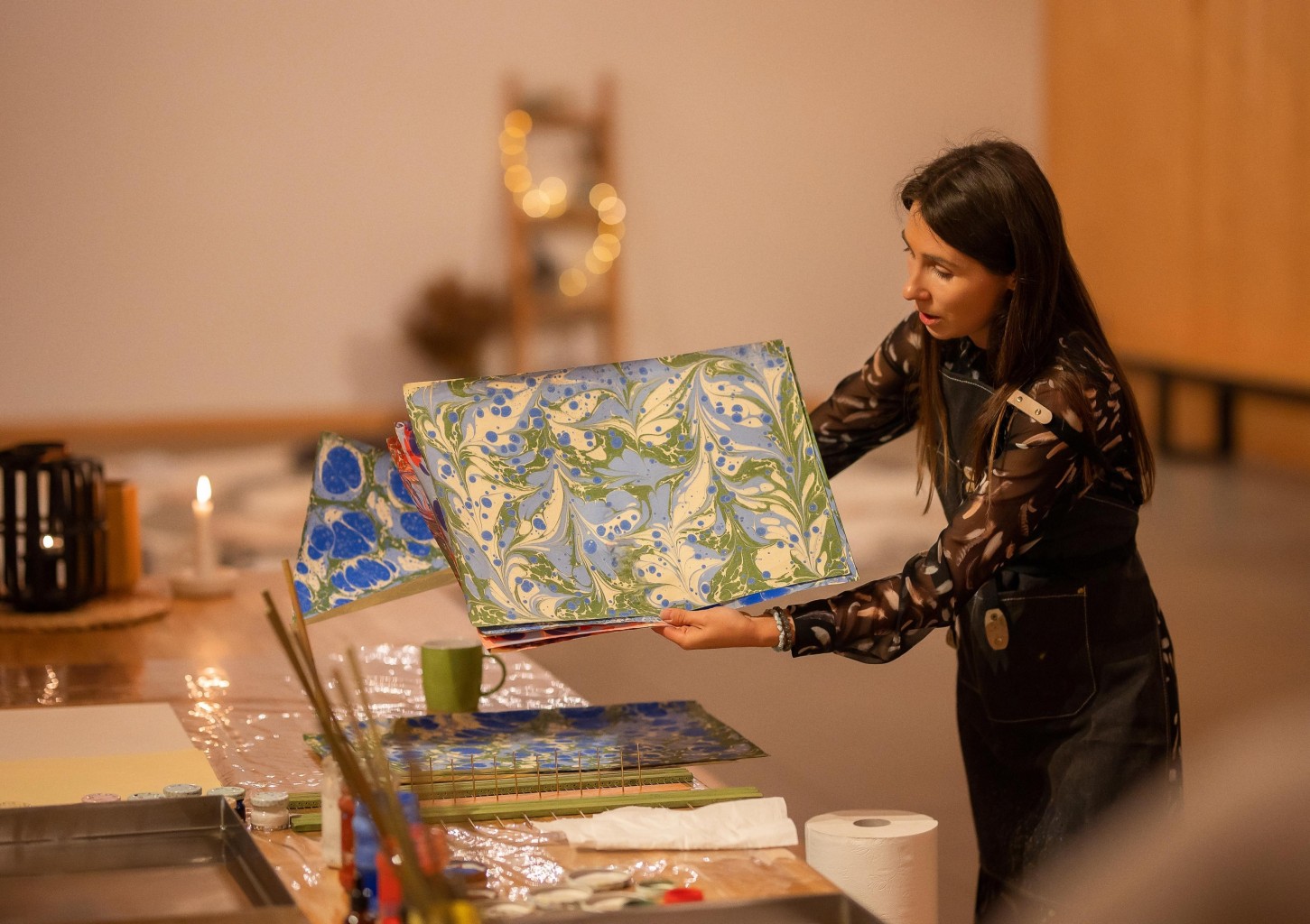 Ebru – tapyba ant vandens