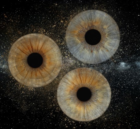 Skaitmeninė 3 akių rainelių nuotrauka studijoje „EyeArt“