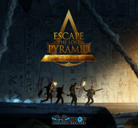VR pabėgimo kambarys „Escape the Lost Pyramid“