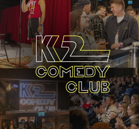 Apsilankymas „K2 Comedy“ Open Mic pasirodyme