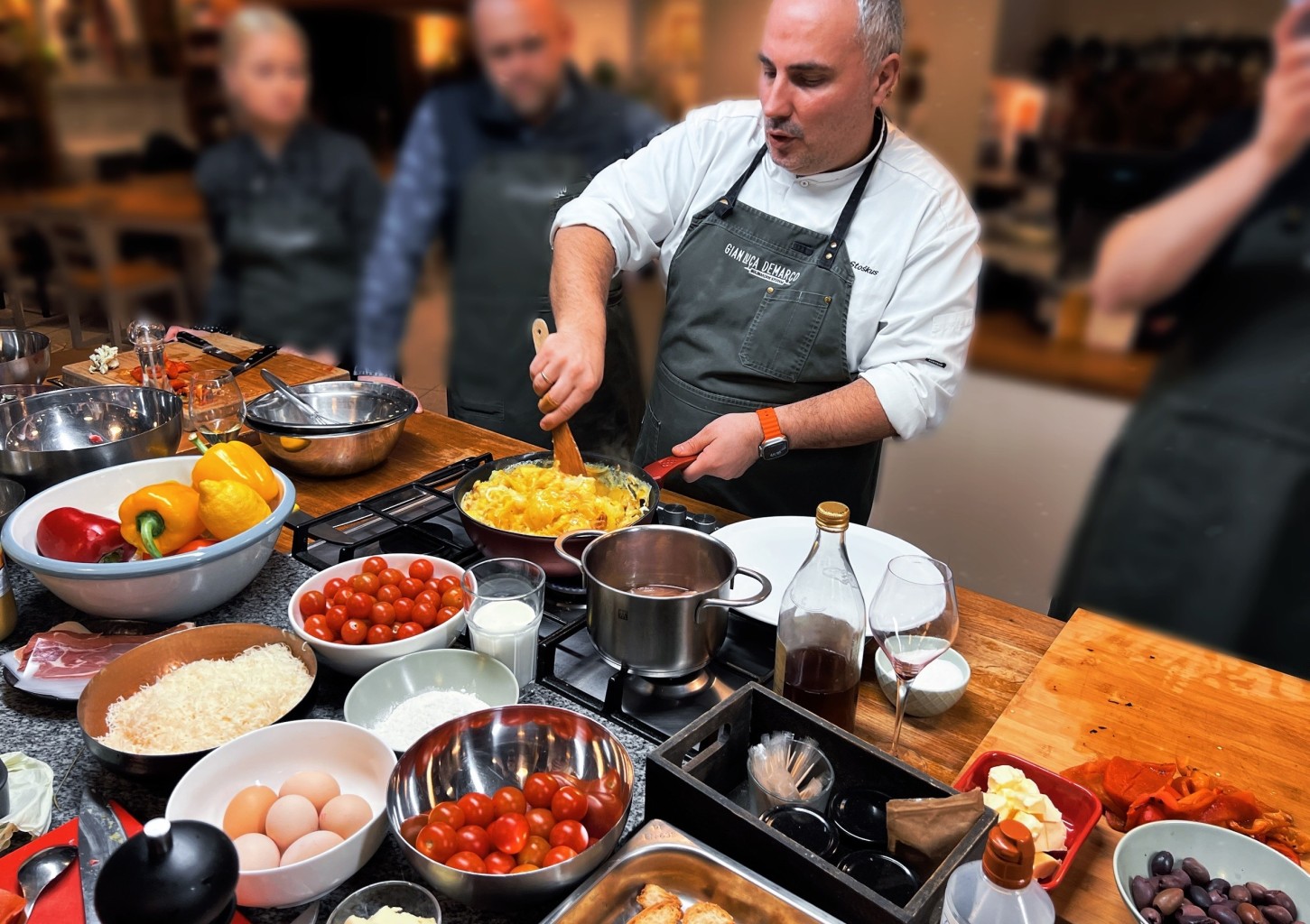 Kulinariniai mokymai studijoje „Gian Luca Demarco“