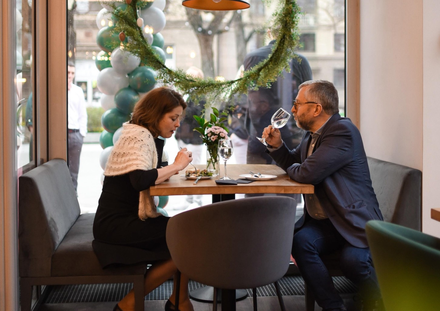 Gurmaniška vakarienė restorane „Miesto sodas“ dviem