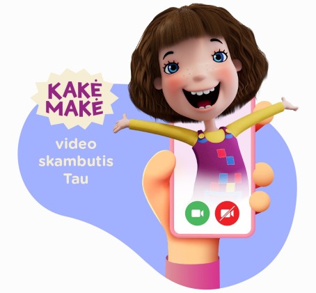 Visų vaikų herojė Kakė Makė – gyvai per Zoom ar telefonu!
