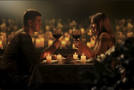 Vakarienė žvakių šviesoje „Candlelit Dinner“ 2 asm.