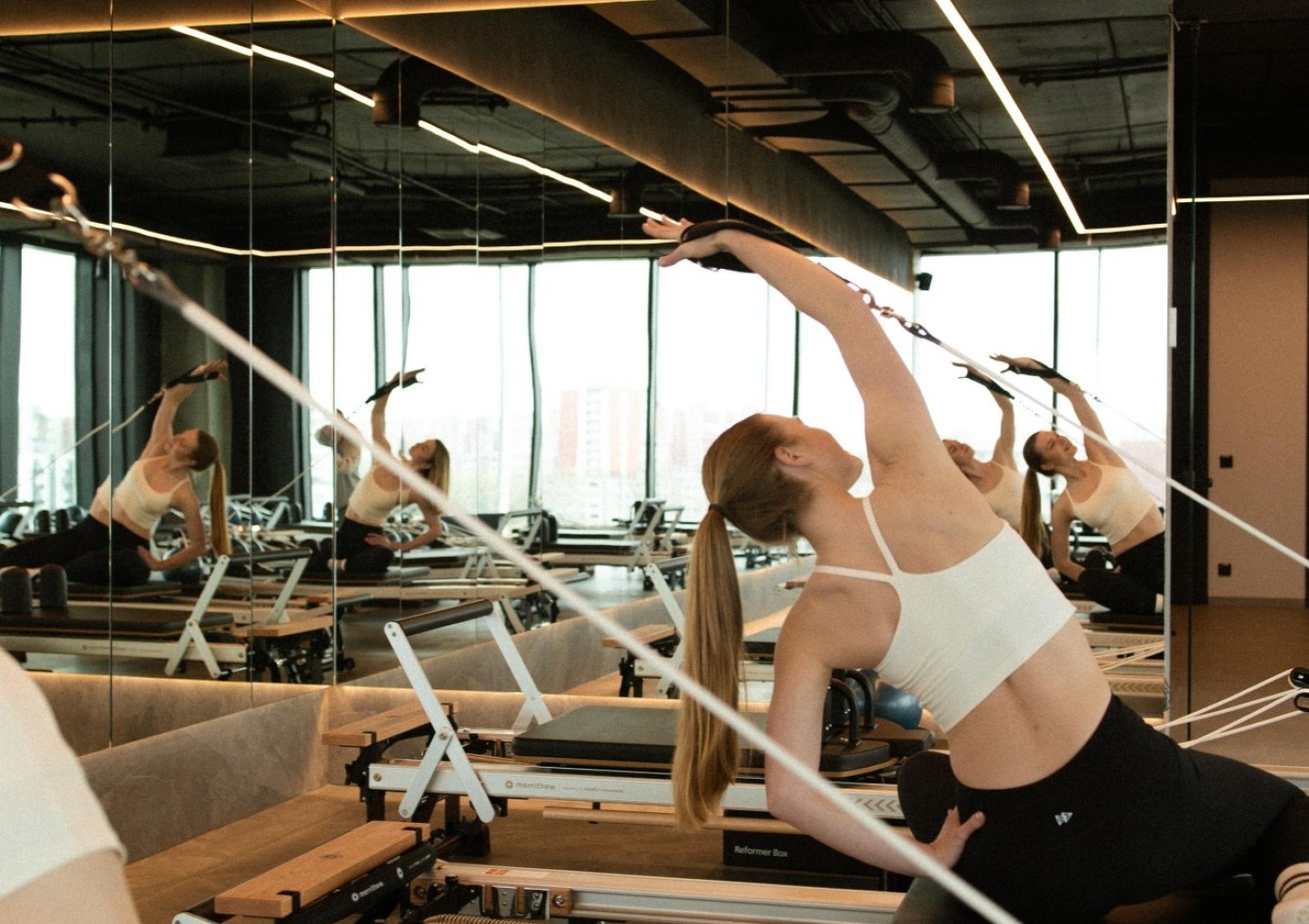 „My Pilates“ 5 grupinės treniruotės su „Reformer“ treniruokliu