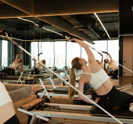 „My Pilates“ 5 grupinės treniruotės su „Reformer“ treniruokliu