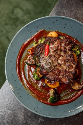 Degustacinė 4 patiekalų vakarienė restorane „Perkūno stalas“