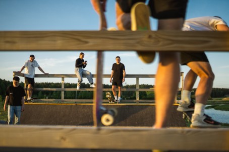 Asmeninė riedlenčių pamoka trims „Boardsports Skatepark“