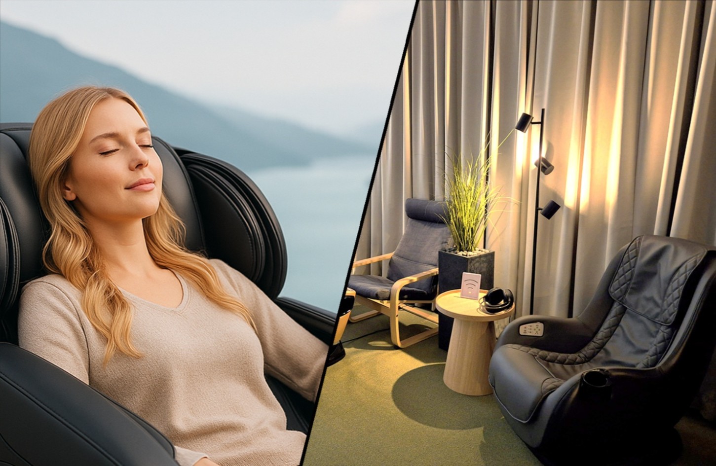 COMBO pasiūlymas „RoboSPA“: atsipalaidavimo erdvė + sensorinė kelionė