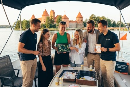 Interaktyvus žaidimas laive Trakuose