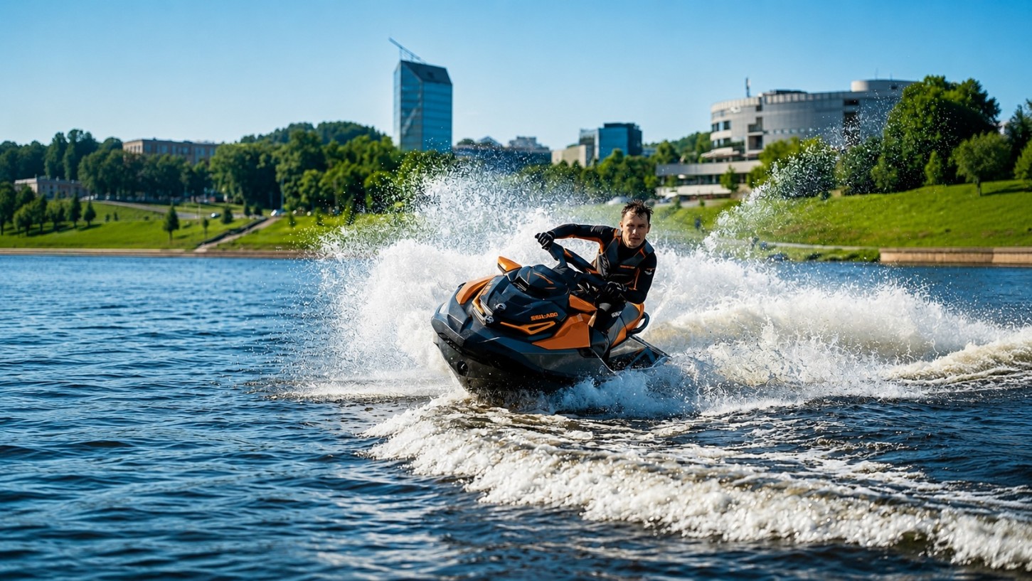 Vandens motociklų nuoma „Jet Sky“ (30 min.)