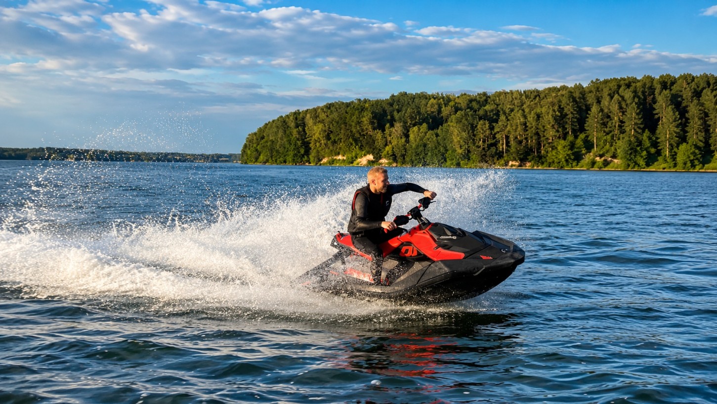 Vandens motociklo „Sea-Doo Spark Trixx“ pramoga Kauno mariose (30 min.)